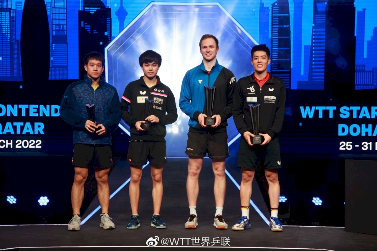 WTT球星挑戰賽5局惜敗 林昀儒廖振珽奪男雙亞軍