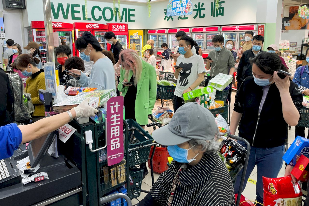上海封控前車之鑑&nbsp;北京超市出現搶購