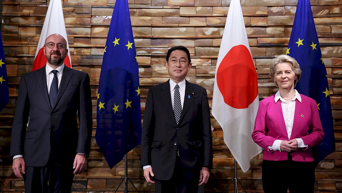 日本歐盟擬強化經濟安保 將首度發布聯合聲明