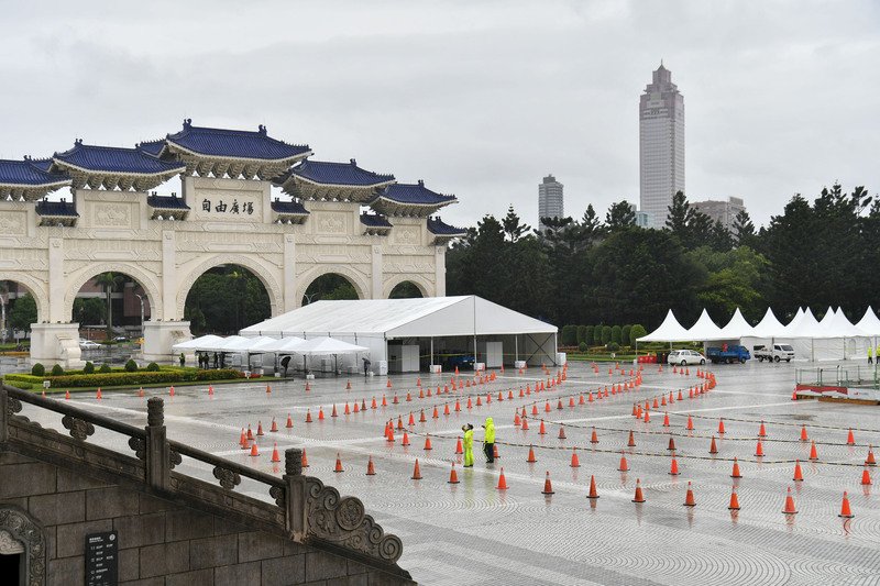 中正紀念堂車來速啟用  可日驗1200人
