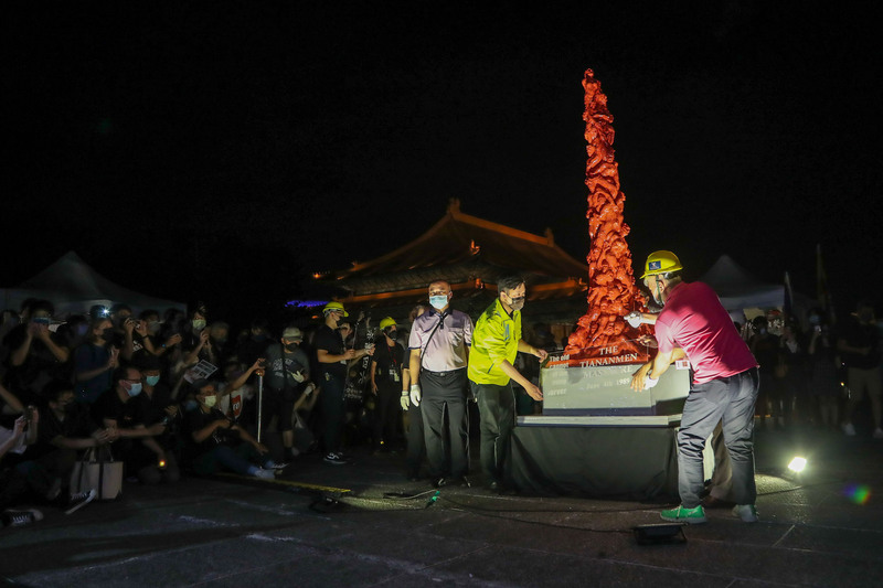 台版「國殤之柱」遭關切 曾建元：恐對岸所為