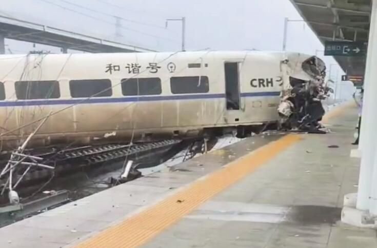中國一列動車貴廣線榕江站出軌 1死8傷