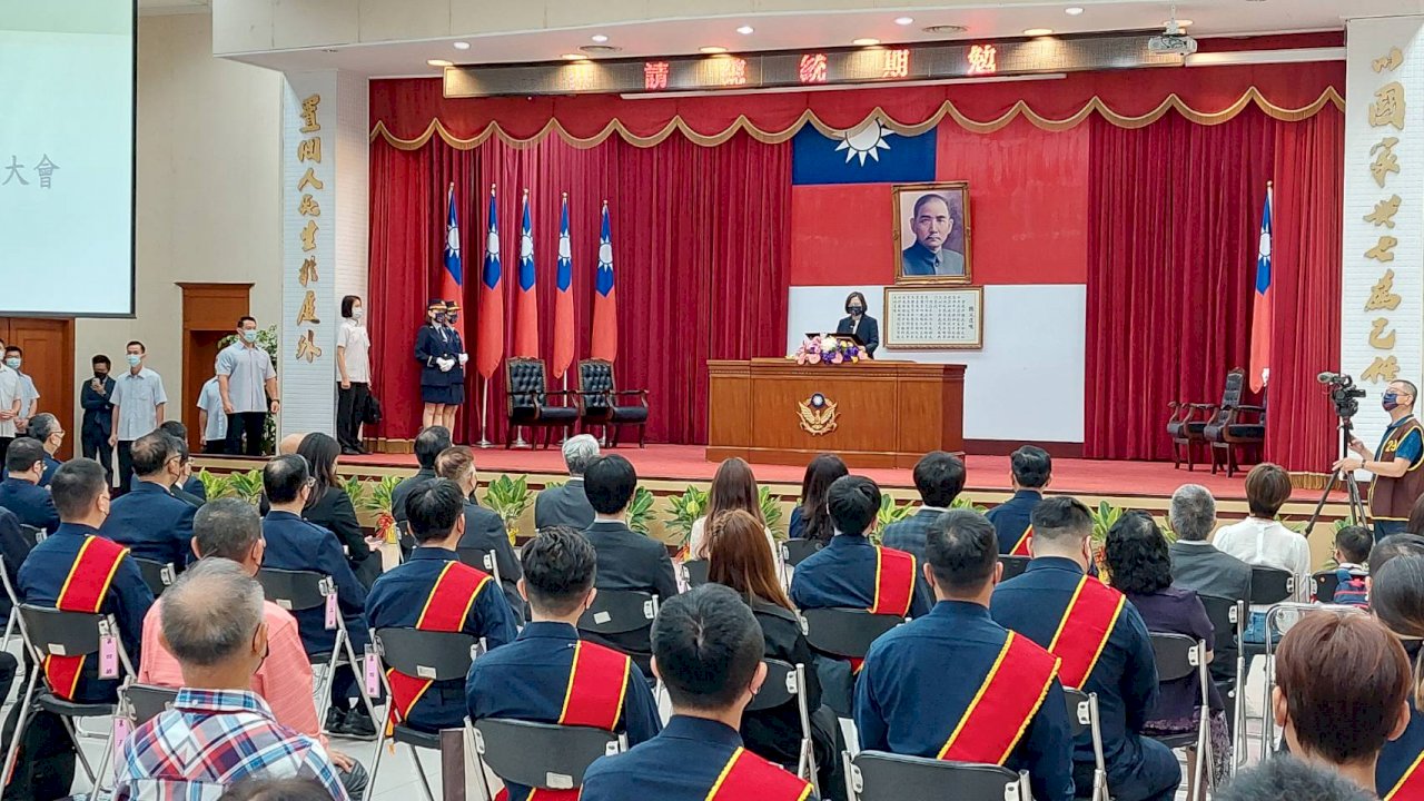 出席警察節慶祝大會 總統盼加強防治科技違法行為