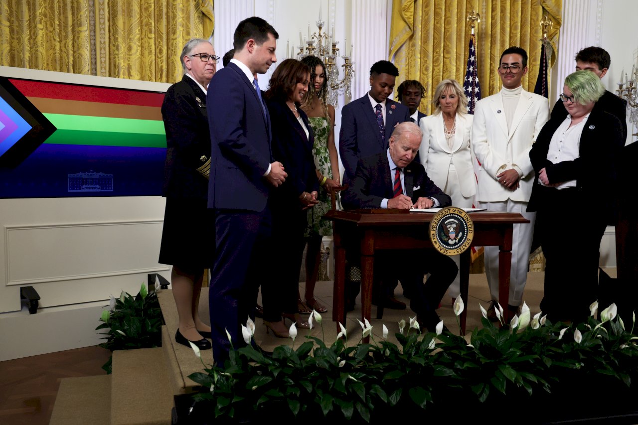 白宮慶祝同志驕傲月 拜登力挺LGBTQ族群