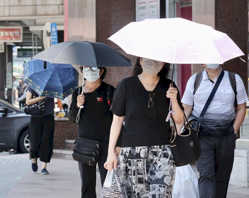 大台北、花蓮上看38度極端高溫 慎防熱傷害