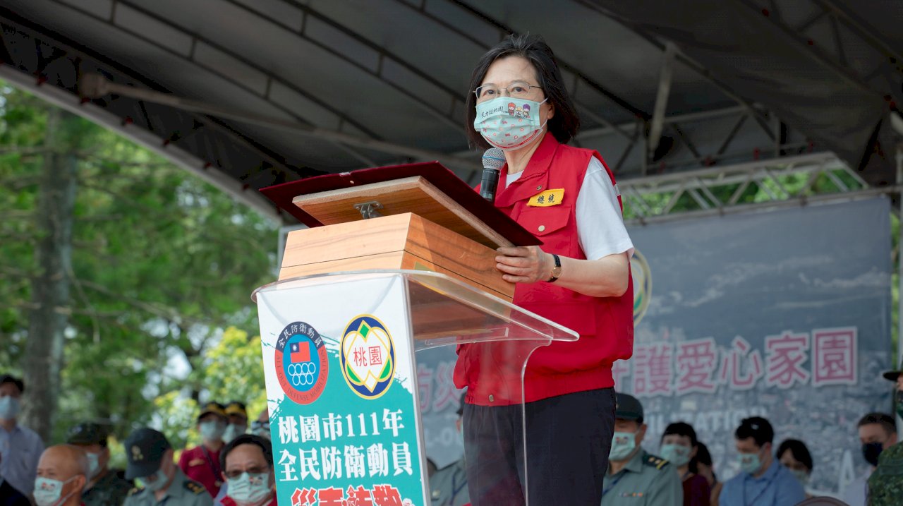 民安8號增戰災搶救 總統：強化政府統籌及全民防衛動員量能