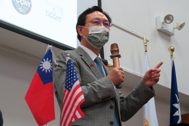 與紐約僑界座談 童振源：盼檢疫放寬以利僑胞返台