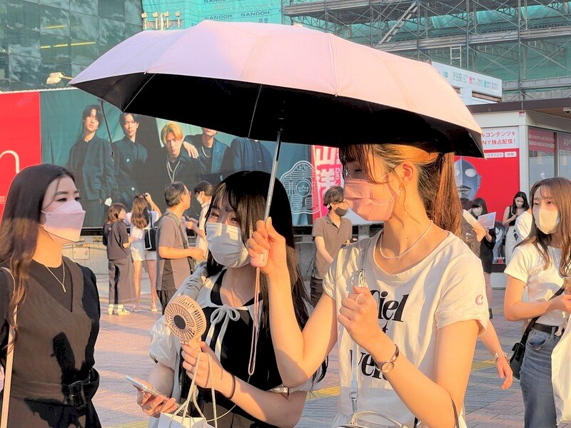東京連9天高溫逾35℃  創1875年以來最長紀錄