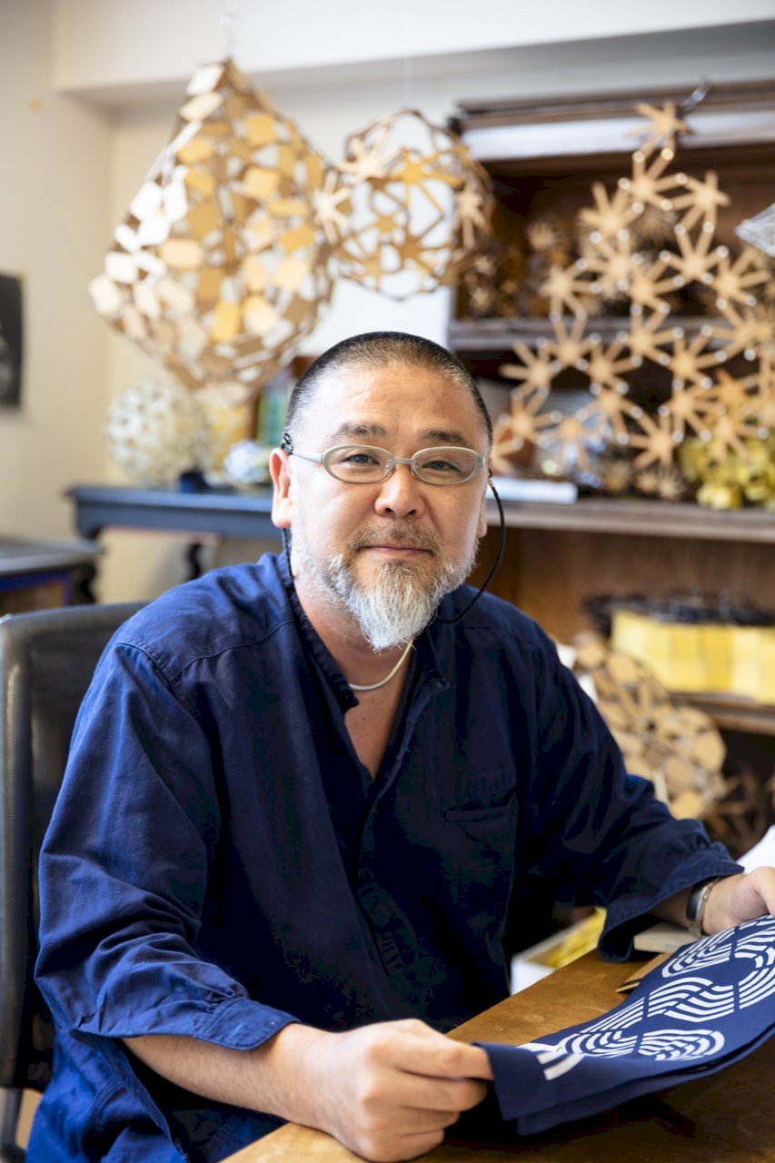 東奧會徽創作者野老朝雄來台策展  祈願台灣和平