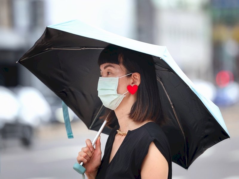南部雨勢較大 沒下雨時悶熱花東大台北高溫逾36度