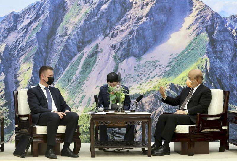 捷克駐台代表朗樂將卸任 蘇貞昌：盼延續美好經驗再深化台捷關係