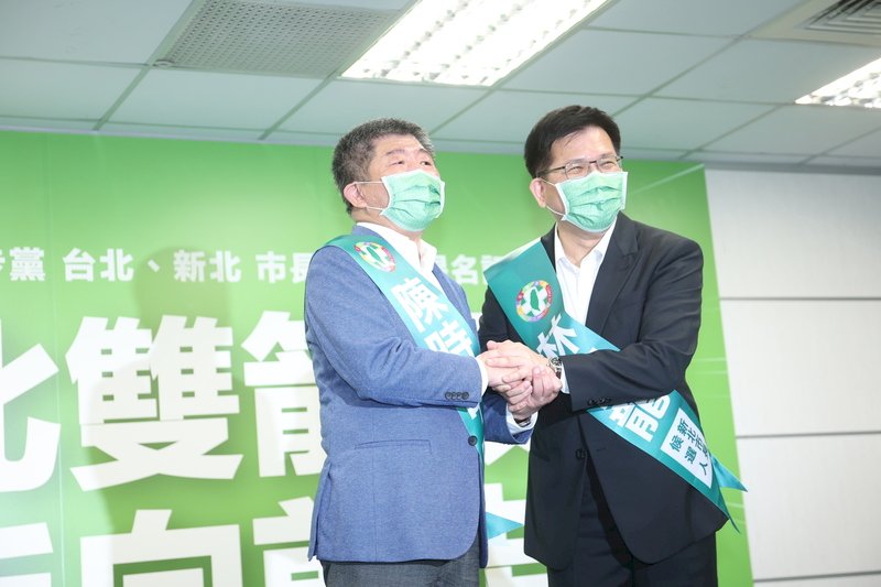 林佳龍公布何博文、李坤城任競總發言人 侯友宜仍未鬆口是否競選連任