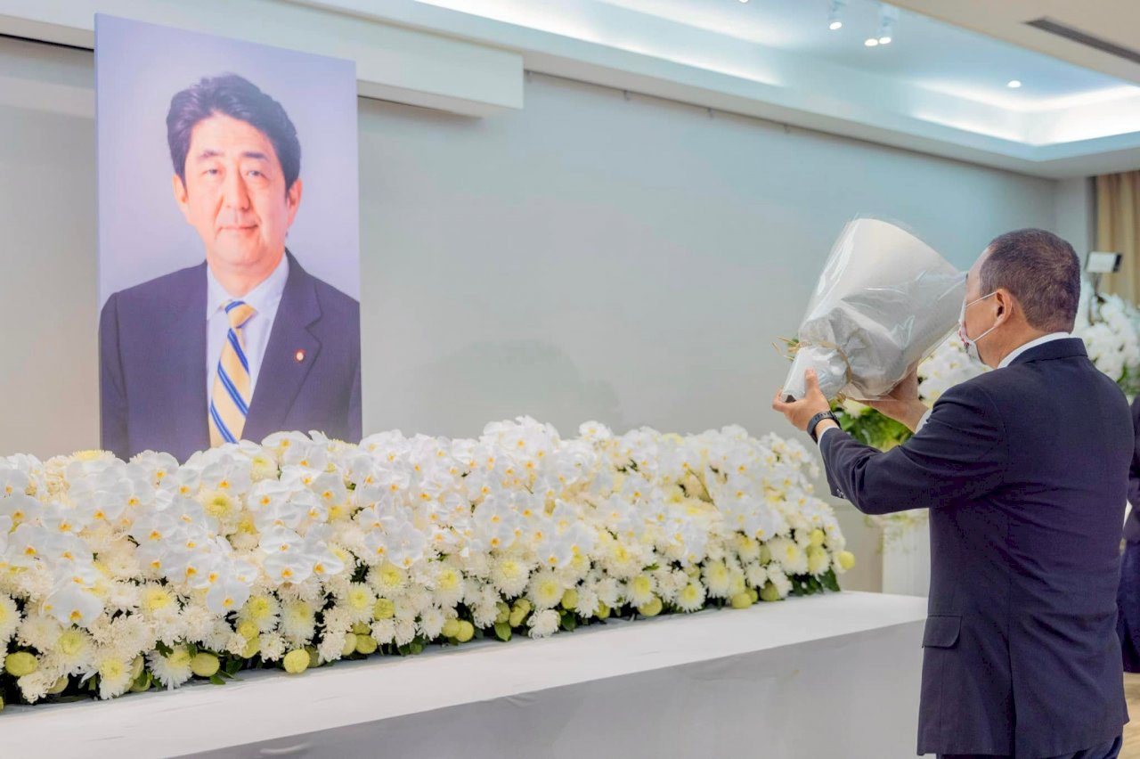 侯友宜悼安倍 感謝努力推動台日友好關係