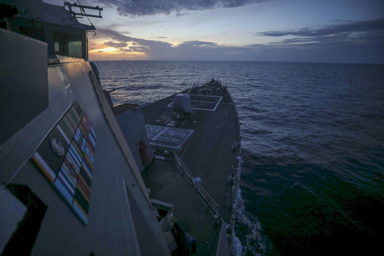 本週第2次 美軍驅逐艦在南海執行航行自由行動