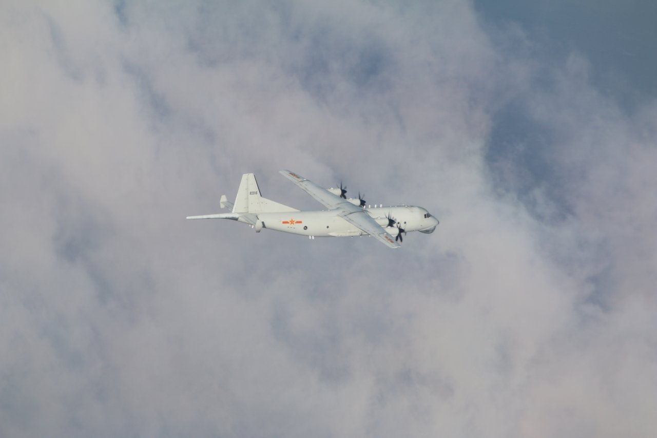 1架運8反潛機擾台西南ADIZ  空軍兵力應對