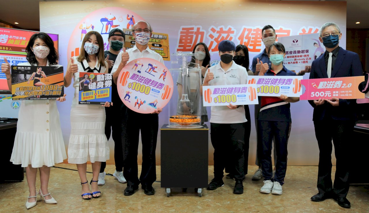 動滋健身券開放領券  出示QR Code逾千家可用