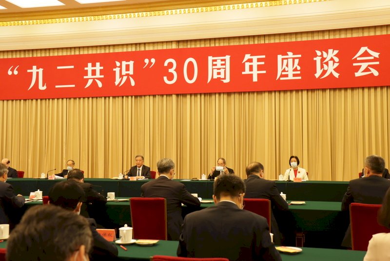 汪洋：九二共識重要性在於明確兩岸關係的性質