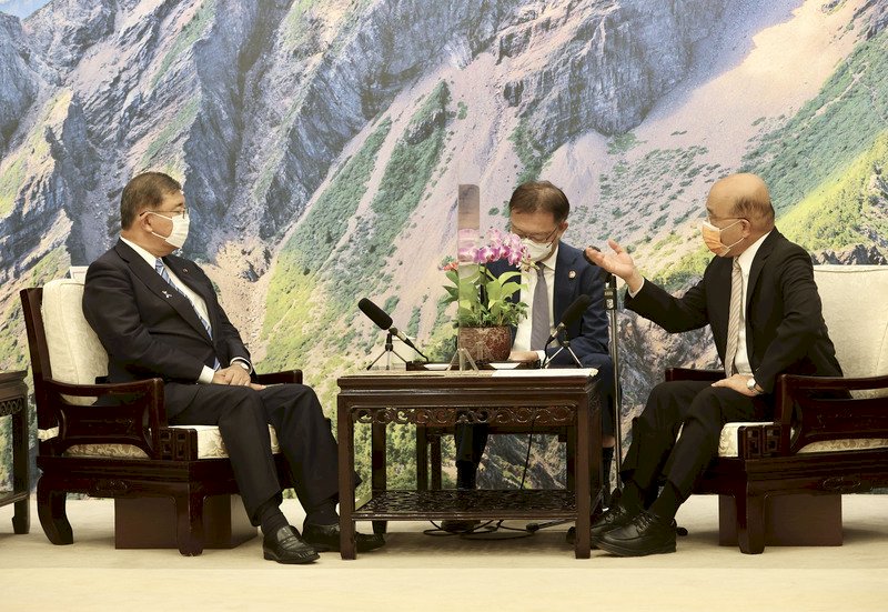 蘇貞昌接見日本議員訪團 盼台日加深合作阻中國破壞區域穩定