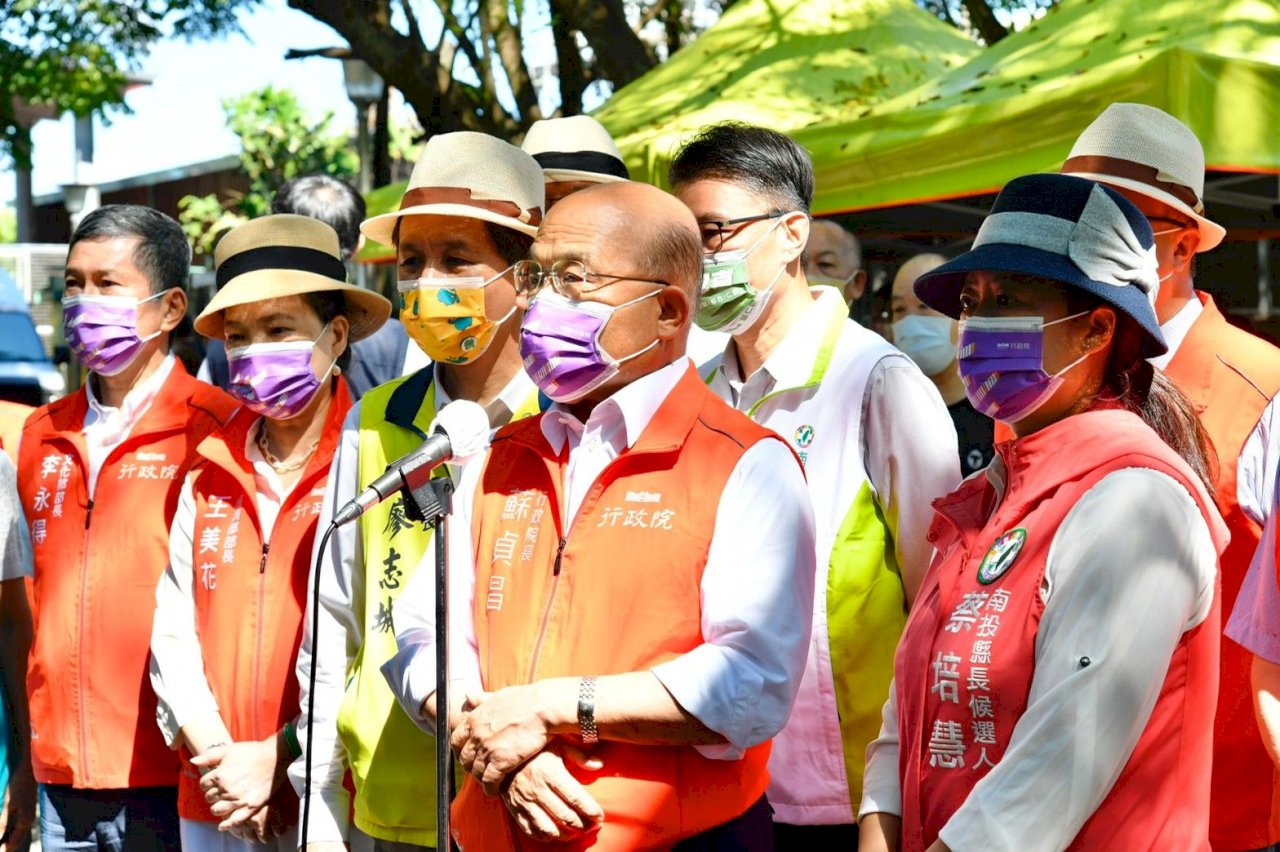 夏立言訪中 蘇揆：應團結抗外敵 不在壓力下屈服