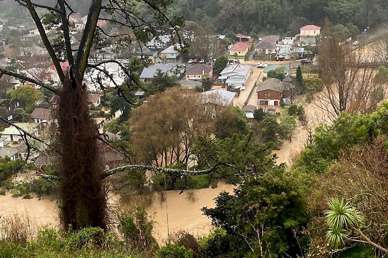 紐西蘭南島暴雨釀災 居民被迫撤離