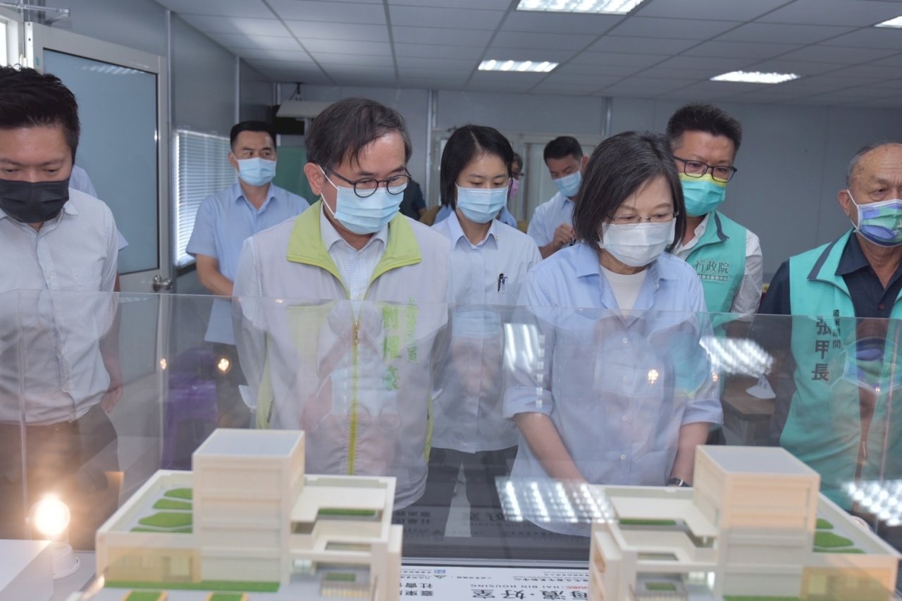 蔡總統視導台東社宅基地 期許持續找基地提升社宅量能