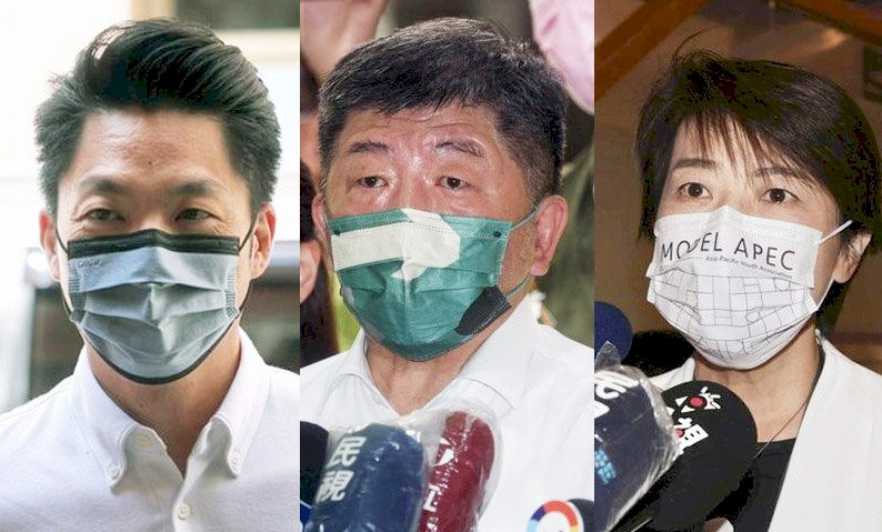 2022選戰／防疫成績掀戰火 蔣黃譏自我感覺良好 陳：全民努力成果