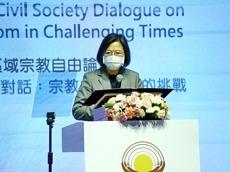 多元與尊重 總統：宗教自由是普世人權