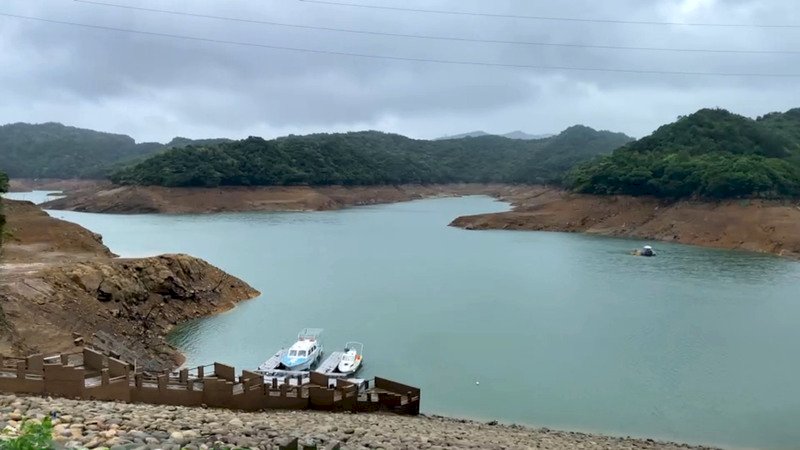 「軒嵐諾」緩解基隆水情 新山水庫加強蓄水
