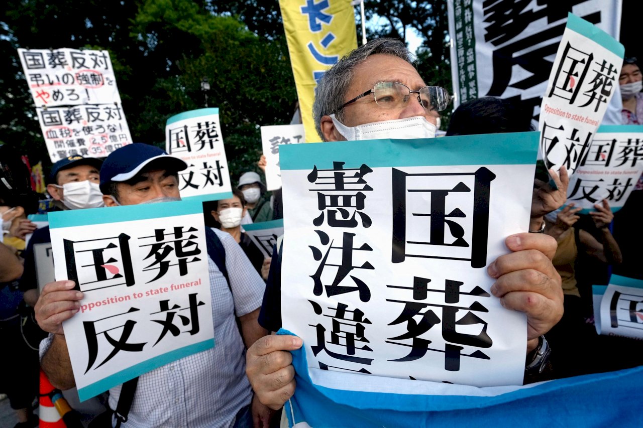 安倍國葬將花1200萬美元 包括維安與接待