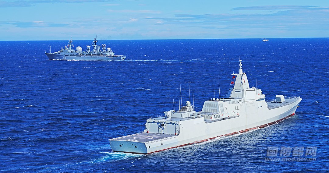 深化軍事關係 中俄海軍印度洋聯合巡航
