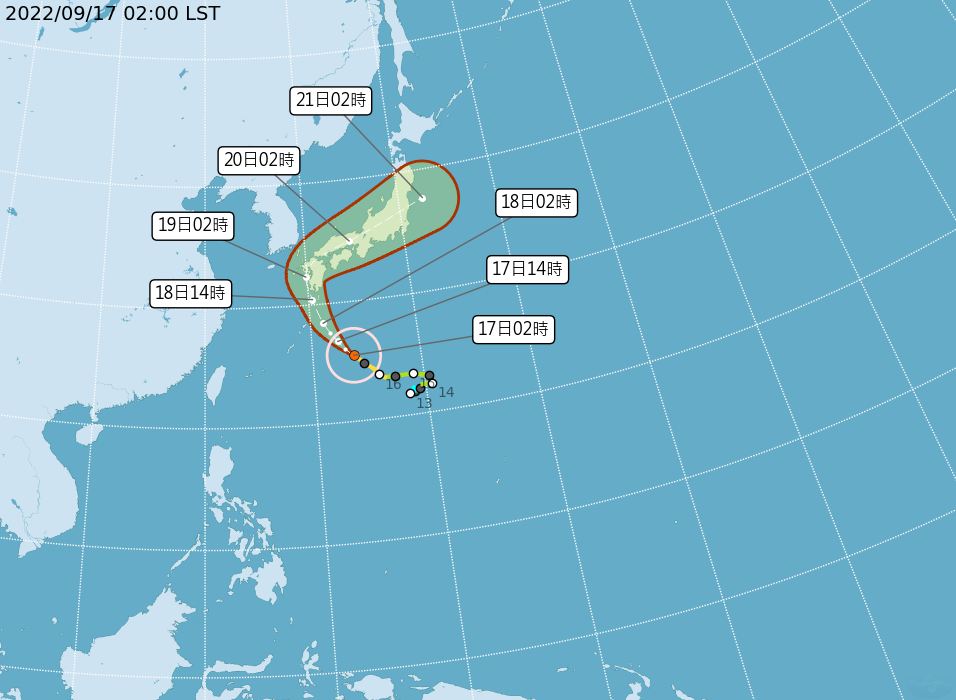 南瑪都變強颱 未來2天北部及東部短暫雨