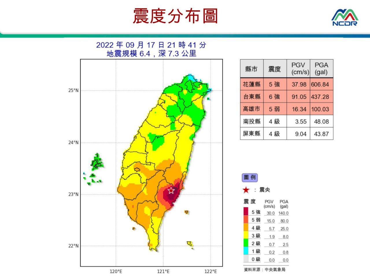 台東規模6.4地震 蘇揆要求各部會掌握民生設施狀況