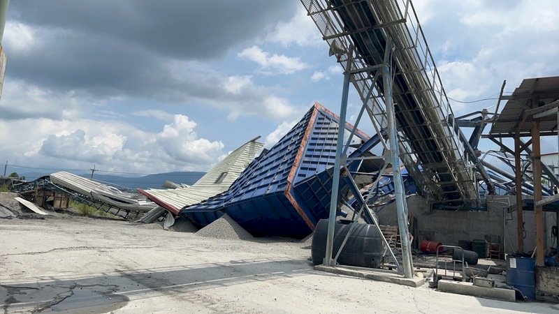 強震致關山砂石場、碾米廠毀損  南橫待搶通