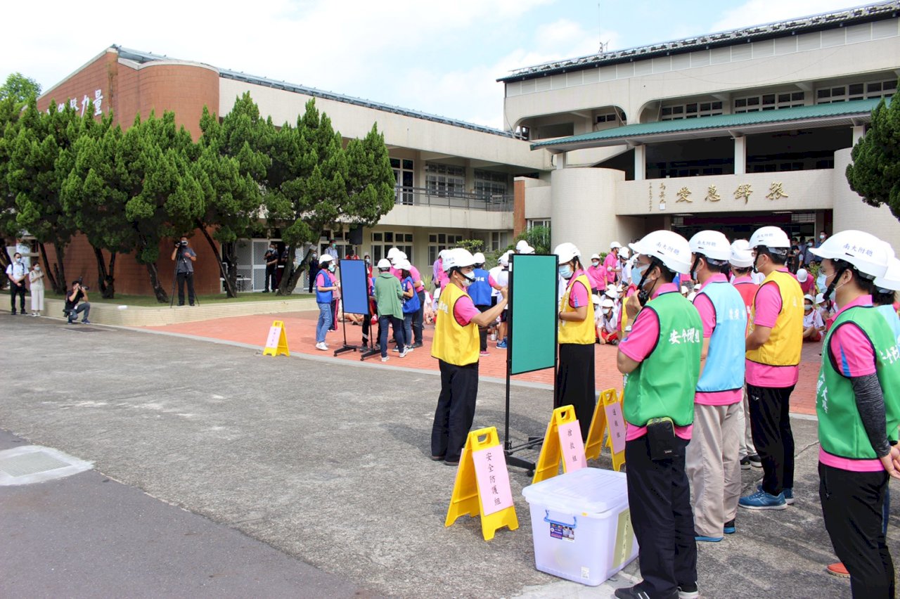 強震後適逢國家防災日 全國學校避難演練