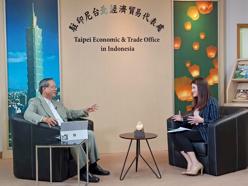 外媒專訪駐印尼代表：台海穩定攸關印尼等國利益