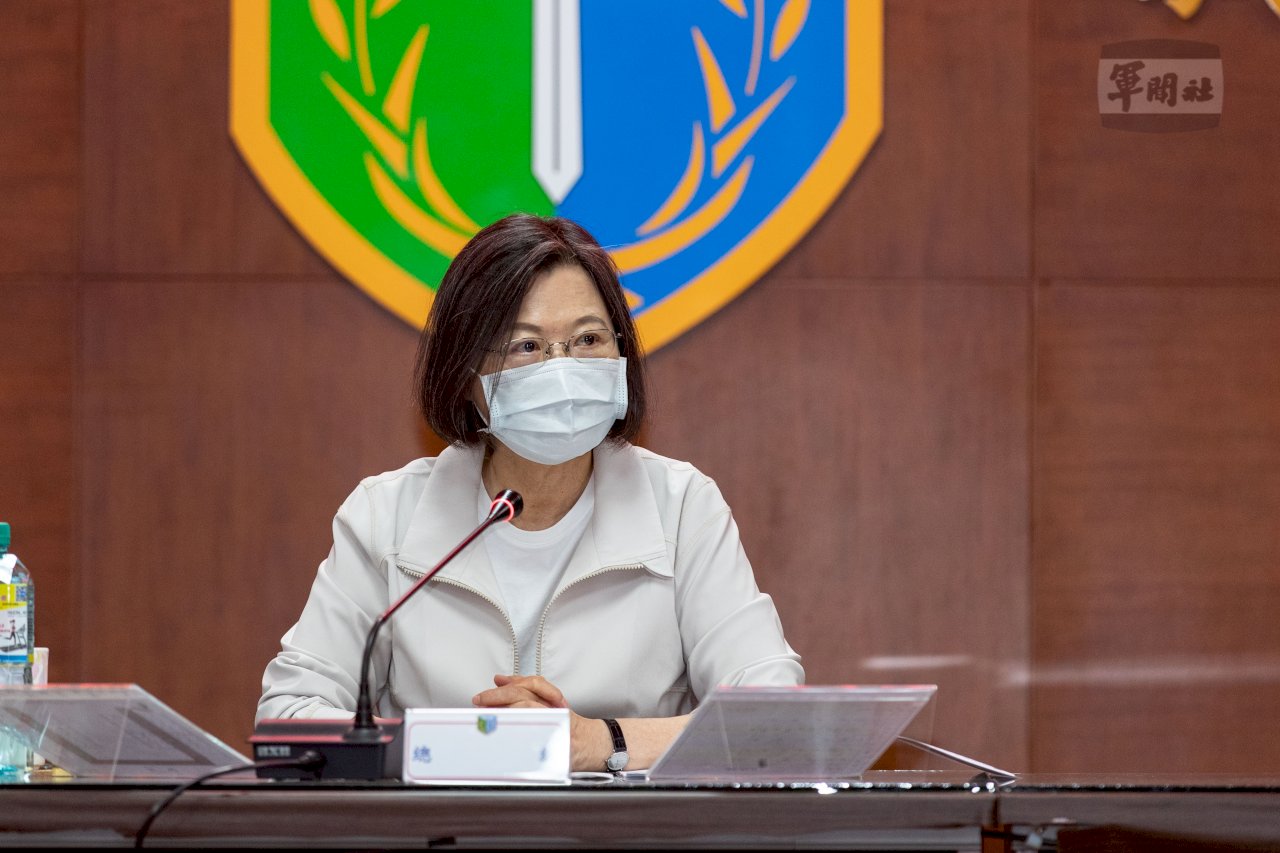 總統感謝國軍支援救災 盼確保動員能量 (影音)