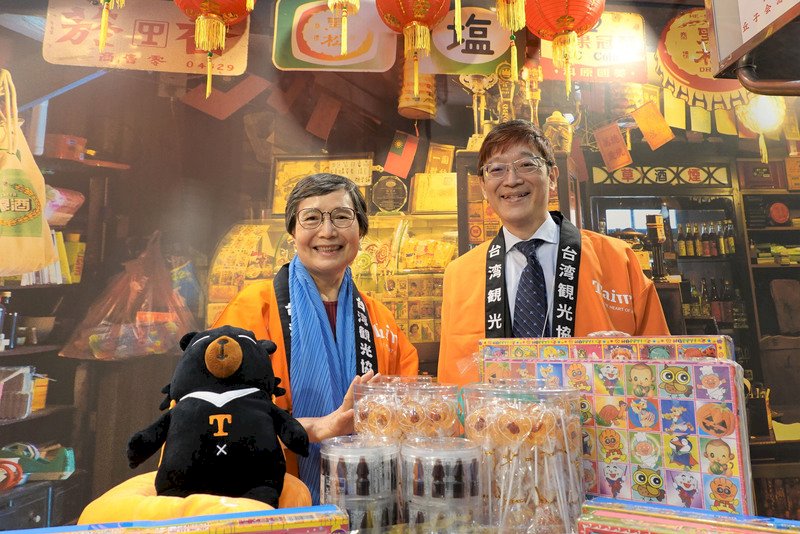 日本旅展東京登場 台灣館「柑仔店」復古風吸睛