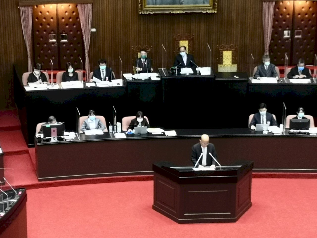 國防預算創新高 蘇揆：堅定捍衛國家主權
