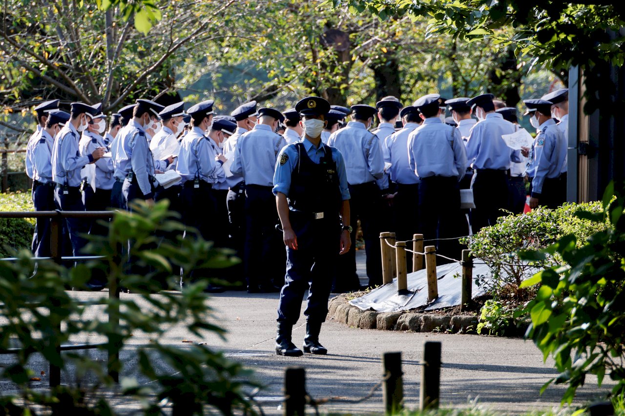安倍國葬維安最高規格 日本軍警嚴陣以待