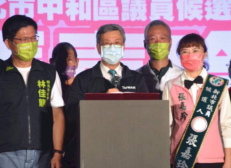 2022選戰／陳建仁站台 盼林佳龍、陳時中當選讓雙北共好