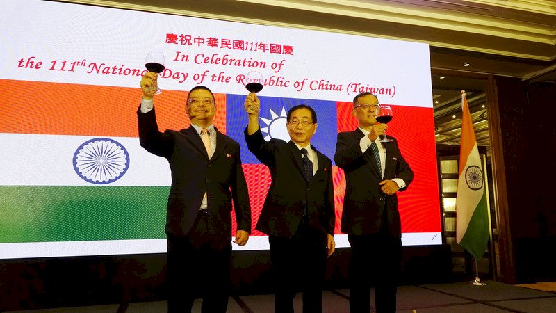 新德里雙十國慶酒會 逾400人出席