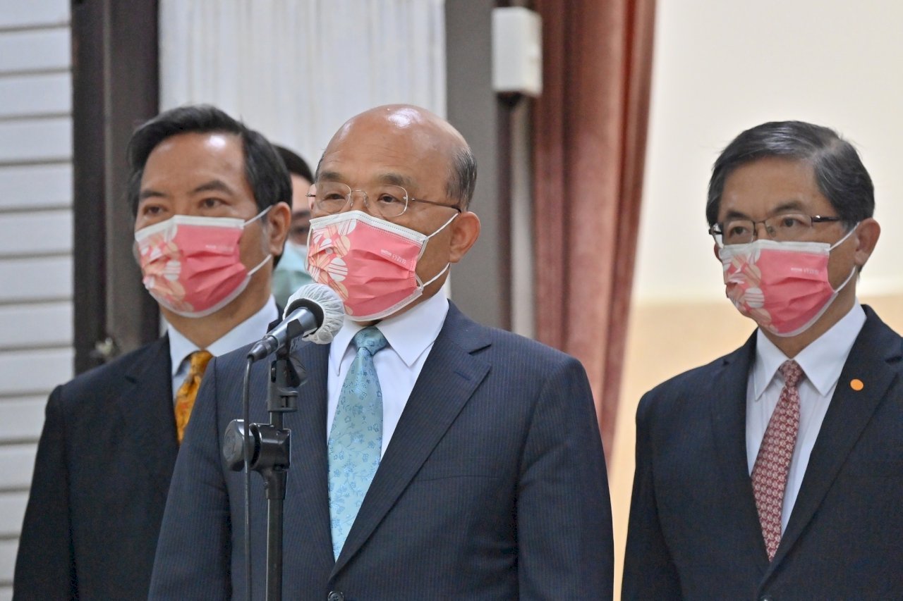 總統國慶談話 蘇揆：盼兩岸共尋台海和平方法