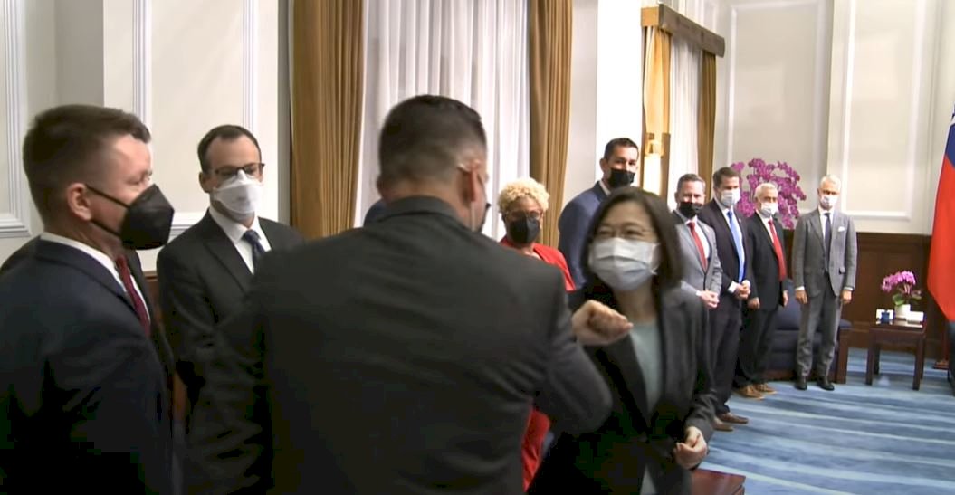 接見美議員訪團 總統盼支持台美貿易倡議及ADTA
