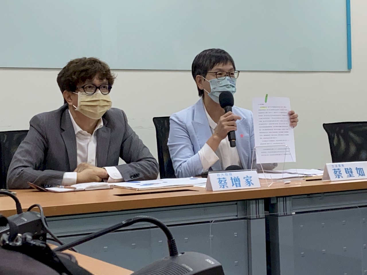 蔡壁如回應論文案 若真違反學倫將辭立委