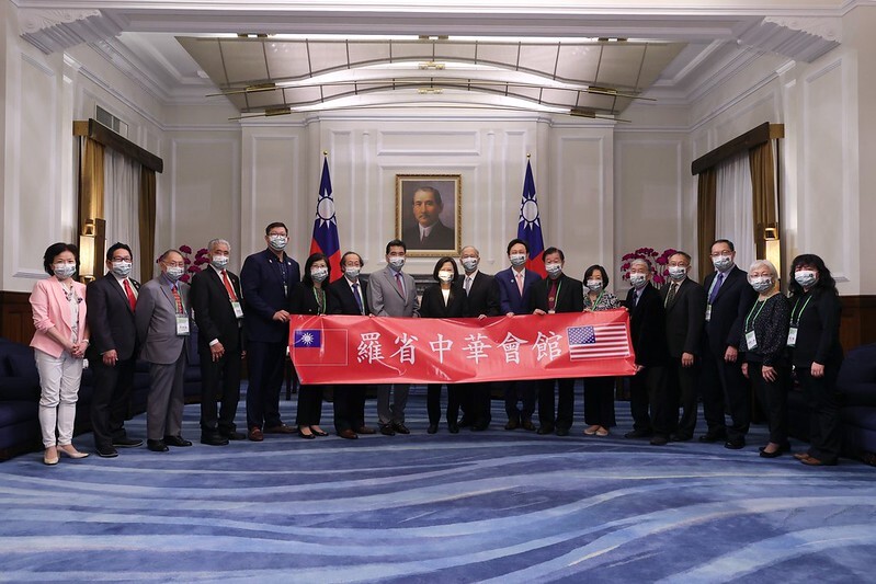 總統：台美關係堅若磐石 僑界共同努力成果