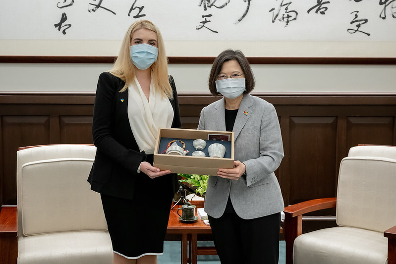 總統接見烏克蘭、立陶宛議員 盼團結對抗威權擴張
