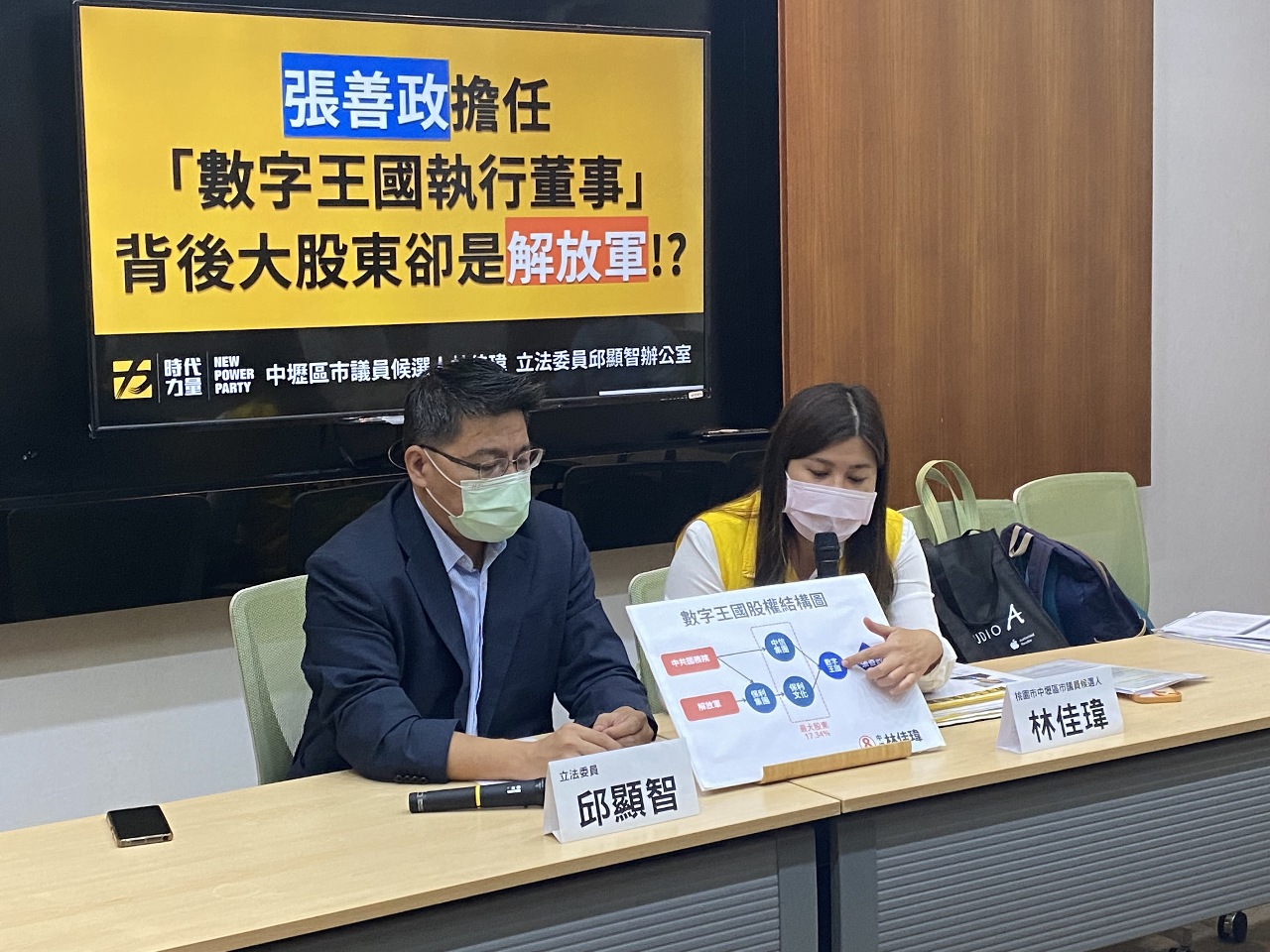 2022選戰／時力爆料 張善政疑任解放軍背景企業