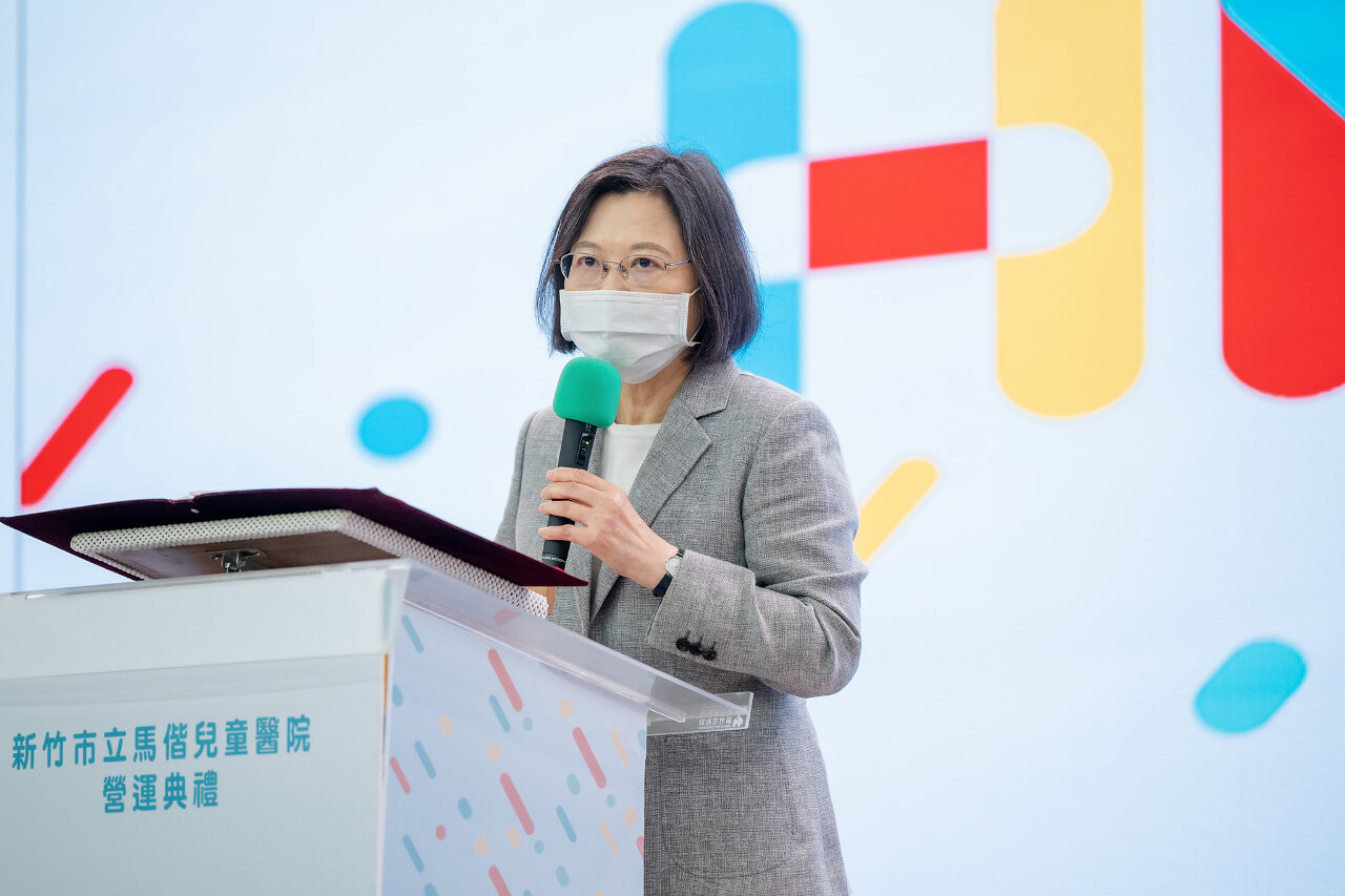竹市馬偕兒童醫院啟用 總統：提升兒童醫療環境