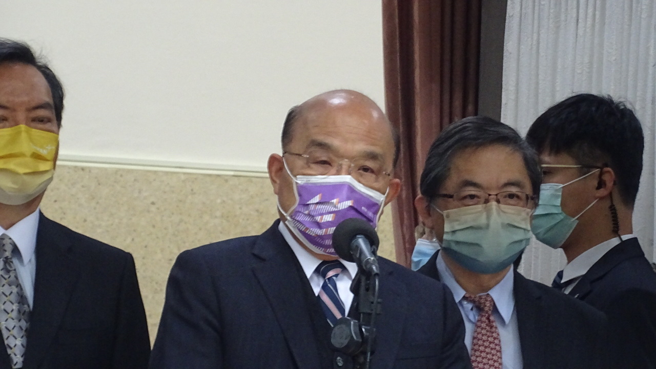 口罩鬆綁？ 蘇揆：政院防疫擴大會議今決定