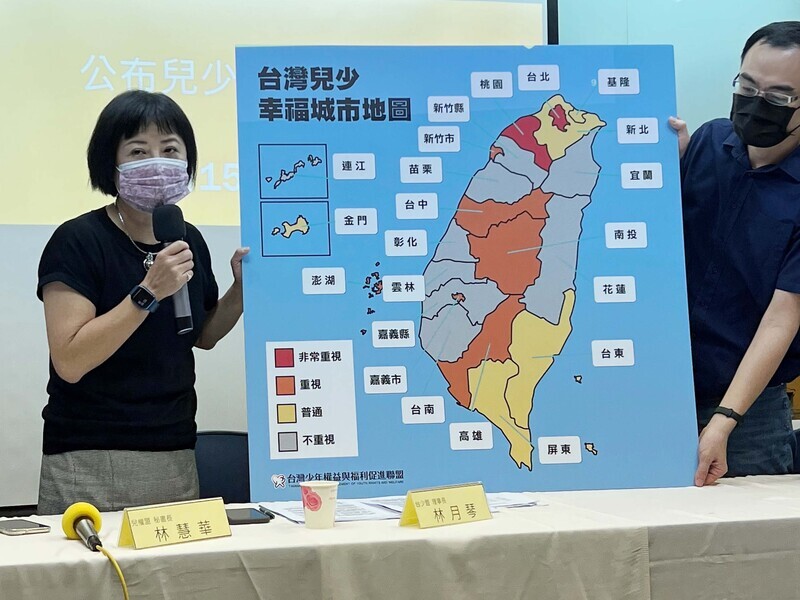 2022選戰／縣市長候選人兒少政見評比平均62分 北桃最佳
